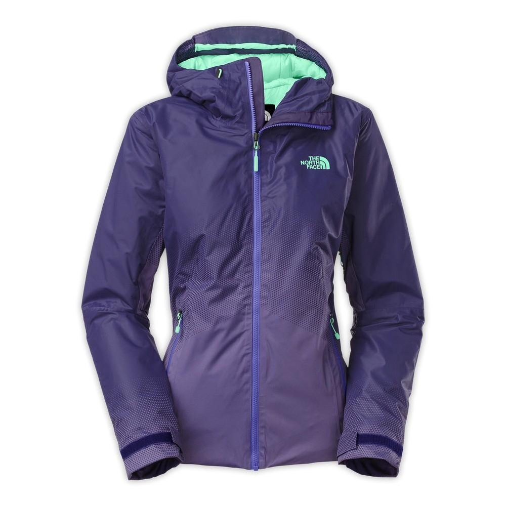 The North Face Fuseform Dot Matrix Purple Jacket with Mint Lining